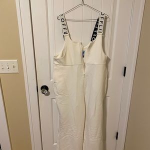 AERIE White chillside ski bib